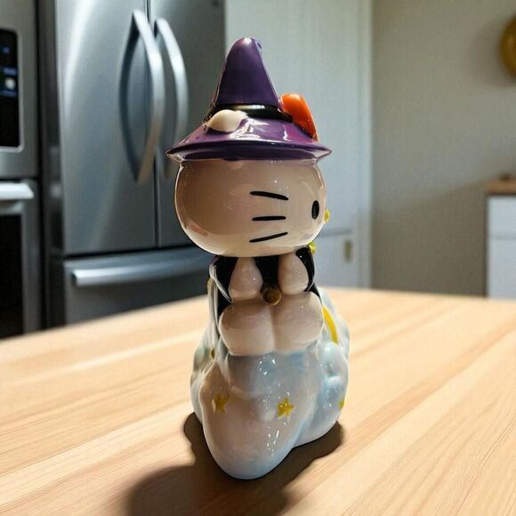 Hello Kitty Witch And Keroppi Frog Halloween Figure- Blue Sky Clayworks NWT - Picture 2 of 6